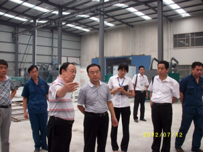 2012.7.12日李國(guó)忠教授到我公司參觀考察、指導(dǎo)工作